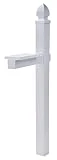 Architectural Mailboxes WP000WAM Whitley Post, No Size, White