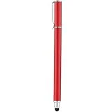 Red Stylus Compatible with Amazon Fire HD 10 Plus (2021 Release)/ Kindle Fire HD 6 (2014 Release)/ 8 Kids Edition (2020 Release) - Touch Screen Pen Fiber Tip Aluminum Lightweight