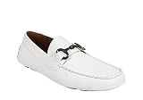 Kenneth Cole REACTION Men's Lyon Bit Driver Loafer, White, 11