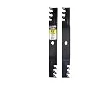 MaxPower 561811XB 2 Blade Commercial Mulching Set for Many 42 in. John Deere Mowers Replaces OEM # GX22151, GY20850, Black
