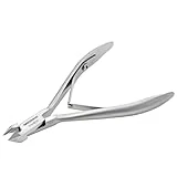 Tweezerman Rockhard Stainless Steel Cuticle Nipper, 1/2 Jaw, 1 Count (Pack of 1)