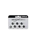 Amazon Basics 6-Pack LR44 Alkaline Button Coin Cell Battery, 1.5 Volt, Long Lasting Power, Mercury-Free