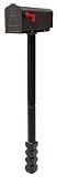 Architectural Mailboxes Harrison Plastic Mailbox and Post Kit, HCPL10VAM, Venetian Bronze