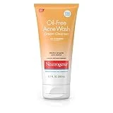 Neutrogena Oil-Free Acne Face Wash Cream Cleanser with Salicylic Acid, Non-Comedogenic Acne-Prone Skin Cleanser, 6.7 fl. oz