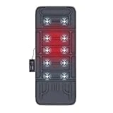 COMFIER Massage Mat Full Body,Massage Pad with 10 Vibration Motors,Back Massager Pad with Heat,Christmas Gifts for Men Women Mom Dad