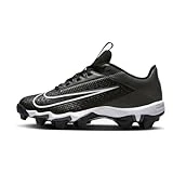 Nike Boy's Vapor Edge Shark 2 Football Cleats Black | White Size 4.5 Medium