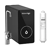 Waterdrop D6 Reverse Osmosis System with WD-MNR35 Remineralization Filter, Tankless, 600 GPD, 2:1 Pure to Drain, Smart LED Faucet, Reduce TDS, High Flow, USA Tech Support, Bundle