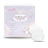 Large Disposable Underarm Sweat Pads for Women and Men Fight Hyperhidrosis [50 Pack], CLEANEAT Armpit Sweat-Absorbing Pads Comfortable Unflavored,Non Visible,Non Sweat Adhesive Armpit Protection