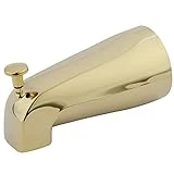 Kingston Brass K188A2 Designer Trimscape Showerscape 5-Inch Tub Spout with Diverter, Polished Brass