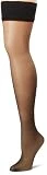 Hanes Silk Reflections Women's Lasting Sheer Thigh High, Jet, C/D