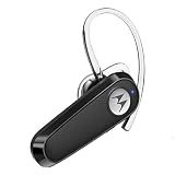 Motorola Bluetooth Earpiece - HK126 in-Ear Wireless Mono Headset for Clear Voice Calls - Lightweight, Comfortable Design - 8-Hour Talk Time, Voice Assistant Compatible, Connects to 2 Devices