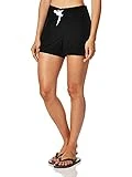 Kanu Surf Women's Breeze Solid Stretch Boardshort, Black, 6