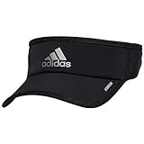 adidas Men's Superlite 2 Performance Visor, Black/Silver, One Size