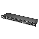 Btuty Audio Equalizer EQ-215 Dual Channel 15-Band Equalizer 1U Rack Mount 2-channel Stereo Graphic Equalizer Stereo Equalizer Graphic Equalizer