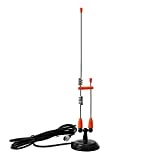 UAYESOK Heavy Duty Magnetic Mount Mobile Antenna Dual-Band 2m 70cm VHF/UHF Mag Base Antenna PL-259 Plug for Vehicel Truck SUV Mobile Radio Scanner Repeater System