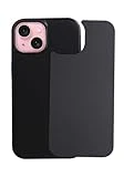 Anti Gravity Phone Case for iPhone 15, Zero Gravity Case That Sticks to Anything Sticky Quake Magic Nano Suction Adhesive AntiGravity Goat Protective Cover with Dust Proof Film (Black -15)