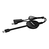 XTRONS 4K Wireless Display Adapter Airplay Miracast Dongle for TV, WiFi Display Dongle Wireless HDMI Dongle TV Receiver Screen Mirroring Adapter for iOS/Android/Monitor/Projector