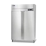 ICECASA 48' W Commercial Refrigerator Reach-in 36 Cu.ft 2 Solid Door Stainless Steel Commercial Refrigerator Fan Cooling for Restuarant, Bar, Shop, etc