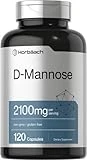 D Mannose Capsules for Urinary Tract Health | 2100 mg | Highest Potency | 120 Count | Non-GMO & Gluten Free | by Horbaach