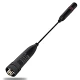 HYSHIKRA Walkie-Talkie Antenna, Flexible Dual Band 144/430Mhz SMA-Female Handheld Whip for Baofeng UV-5R Series, UV-82 Series, BF-F8HP Kenwood Two Way Radio