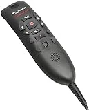 Nuance PowerMic III Microphone for Dragon (Non-Healthcare), 9 Ft Cord, Dictate Documents and Control your PC – all by Voice, [PC Disc], Black