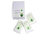 PÜRDOUX 100% Cotton CPAP Mask Wipes with Aloe Vera (Box of total 120 wet wipes in 12 resealable sachets, 10 wipes per sachet)