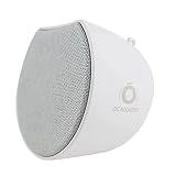OC Acoustic Newport Plug-in Outlet Speaker with Bluetooth 5.1 and Built-in USB Type-A Charging Port (Gray/White)