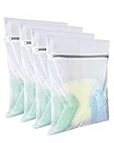 Laundry Bags Mesh Wash Bags(4Pcs,16 x 20 Inches),delicate laundry bag for College,Dorm,Storage