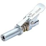 SENONE Locking Grease Gun Coupler, Working Pressure 10000 PSI, High Pressure Coupler Quick Release Grease Tips Compatible with Grease Guns 1/8' NPT
