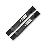 Terre Products, 2 Pack Mulching Mower Blades, 42 Inch Deck, Compatible with John Deere 105, 115, 125, 135, LA100, LA105, LA110, LA115, LA120, Replaces John Deere GY20850, AM137328, AM141033, GX22151