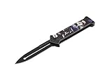 8” Spring Assisted Folding Joker Tactical Pocket Knife w/ Belt Clip Fantasy Dagger Why So Serious Survival Camping Hunting Stainless Steel Blade EDC (-5)