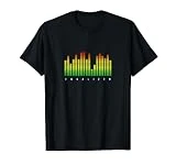 Graphic Equalizer Music T-Shirt