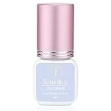 ALLOVE Sensitive Lash Extension Glue 3-5S Drying Time Low Fume Eyelash Extension Glue 3-4 Weeks Retention Lash Glue for Eyelash Extensions 5ml Professional Use Only