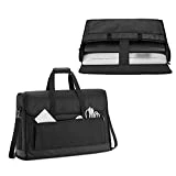 Trunab Monitor Carrying Case 24 Inch Padded Travel Bag Hold Up to 2 LCD Screens/TVs, Not Compatible with iMac or All-in-One Computer, with Accessories Pocket, Shoulder Strap, PU Bottom, Black