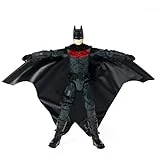DC Comics, Batman 12-inch Wingsuit Action Figure with Lights and Phrases, Expanding Wings, The Batman Movie Collectible Kids Toys for Boys and Girls Ages 3 and up