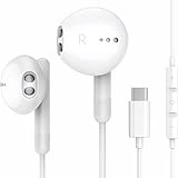 USB C Headphones for iPhone 15 Pro Max 15 Plus iPad Pro USB C Earphones with Microphone in-Ear Headphones Wired Earbuds USB Type C Earphones for Google Pixel 8 7 6A 5 4 Samsung S23 S22 S21 S20 A54 A53