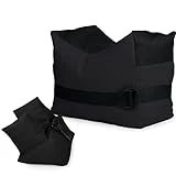Twod Outdoor Shooting Rest Bags Target Sports Shooting Bench Rest Front & Rear Support SandBag Stand Holders for Gun Rifle Shooting Hunting Photography - Black