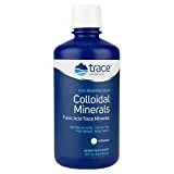 Trace Minerals | Colloidal Minerals Liquid Supplement | Plant Derived, Natural Vegan Minerals, Fulvic Acid Supplemented | Supports Energy, Hair, Skin, Nails, & Muscle Repair | 32 oz. 946 ml