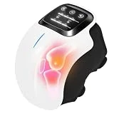 Kullre Knee Massager, Adjustable Temperature Cordless Knee Massager, Portable Massager with Heating and Vibration Function, Best Gifts for Friends and Family