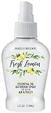 SMELLS BEGONE Essential Oil Air Freshener Bathroom Spray - Eliminates Bathroom & Toilet Odors - Made with Essential Oils - Fresh Lemon Scent - 4 Ounces