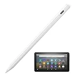 Active Stylus Pen for Amazon Kindle Fire HD 8 Plus,New Plastic Point Tip with Precise and Accurate Drawing Pencil Compatible with Amazon Kindle Fire HD 8 Plus Stylus Pencil,White