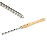 Hurricane Turning Tools, HTT-242W, M2 HSS, 5/8' Bowl Gouge with Side Grind (1/2' Flute) for Woodturning