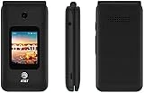 SIMBROS Unlocked FLIP 4 AT&T SMARTFLIP IV U102AA 4G 4GB Phone -Works with AT&T T-Mobile & Cricket -NOT Good for VERIZON Simkey