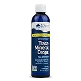 Trace Minerals ConcenTrace Drops | Full Spectrum Minerals | Ionic Liquid Magnesium, Chloride, Potassium | Low Sodium | Energy, Electrolytes, Hydration | 96 Day Supply, 8 fl oz (Pack of 1)