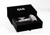 CHI The Sparkler V.I.P. Hair Styling Gift Set in Black Velvet Case includes 1' Volcanic Lava Hair Styling Iron Dual Voltage, 1600W Professional Hair Dryer, Silver