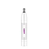 Conair Ear and Nose Hair Trimmer for Women, Cordless Battery-Powered, Patent 360 Bevel Blade for No Pull, No Snag Trimming Experience, True Glow by Conair