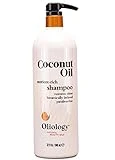Oliology Coconut Oil Shampoo – Nutrient Rich Shampoo Restores Damaged & Lifeless Hair | Botanically Infused | Provides Intense Shine | Nourishing | Made in USA, Paraben Free & Cruelty Free (32 oz)