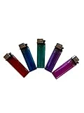 Classic Lighter Disposable Cigarette Lighters, Candle Lighter, BBQ - 5 Pack