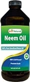 Best Naturals 100% Pure Neem Oil, 100% Cold Pressed and Unrefined - 16 OZ (1 Bottle)