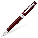 Cross Bailey Refillable Ballpoint Pen, Medium Ballpen, Includes Premium Gift Box - Red Lacquer